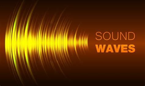 Premium Vector | Sound waves oscillating dark light | Sound waves ...