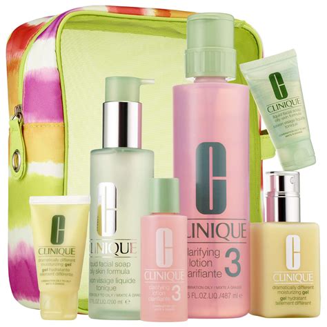 Sephora: CLINIQUE : Great Skin Home & Away Set Skin Types 3, 4 : skin ...