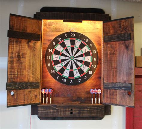 Large Dart Board Cabinet