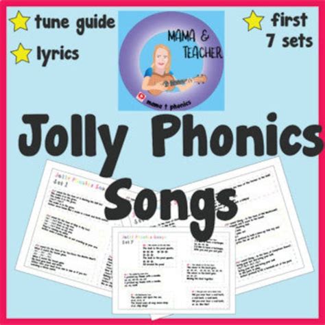 Jolly Phonics Songs & Actions Grouped in Sets Poster / - Etsy