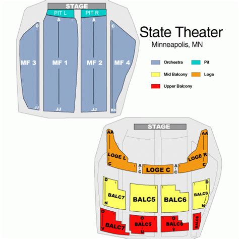 State Theatre Minneapolis Seating Chart | Awesome Home