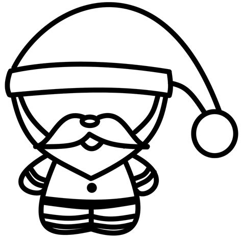 Cute Santa Claus Drawing | Free download on ClipArtMag