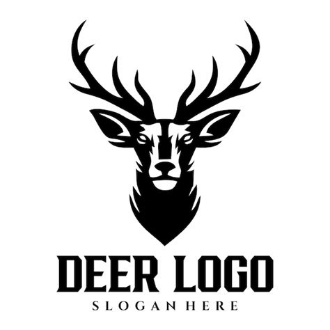 Premium Vector | Vector Logo Deer logo simple minimalist