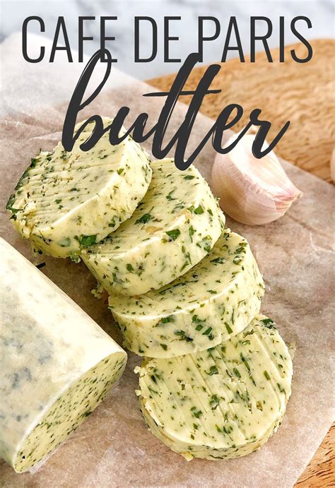 Cafe de Paris Butter | Flavored butter recipes, Herb butter recipe ...