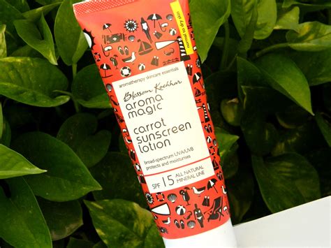 Aroma Magic Carrot Sunscreen Lotion SPF 15 Review