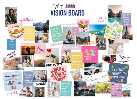 2023 Vision Board Kit Power Words Printable Affirmation - Etsy Australia