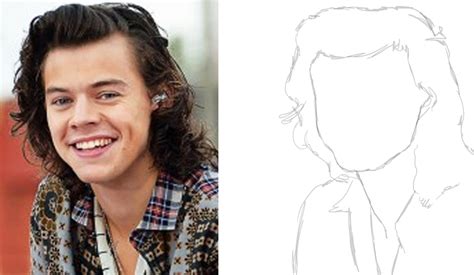 √ Easy Harry Styles Drawing Tutorial - Popular Century