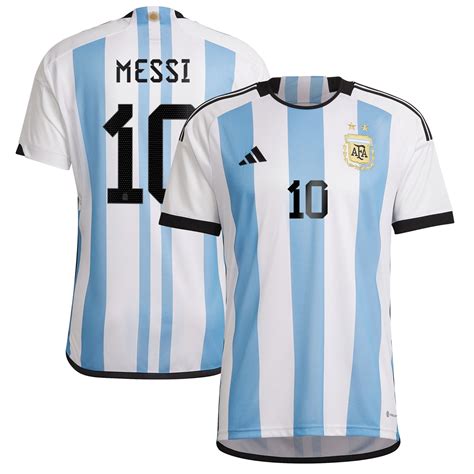 Lionel Messi Argentina National Team adidas 2022/23 Home Replica Player ...