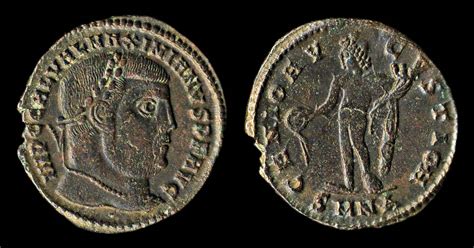 ROMAN EMPIRE, Galerius, 305-311 AD, billon, follis, no date, (308-11 AD)