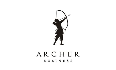 Chinese Archer Warrior Bow Arrow Logo Graphic by Enola99d · Creative ...