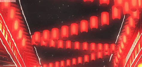 Anime Lanterns GIF - Anime Lanterns Red - Discover & Share GIFs