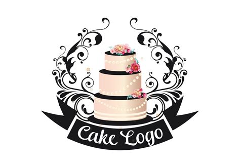 Premade Cake Logo, Custom Logo Design, Bakery Logo, Sweets Logo ...