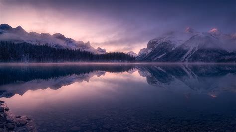 1920x1080 Resolution Ontario Mountains Reflection Lake 1080P Laptop ...