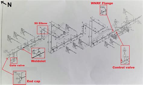 isometric pipe drawing fittings symbol - Fitter training