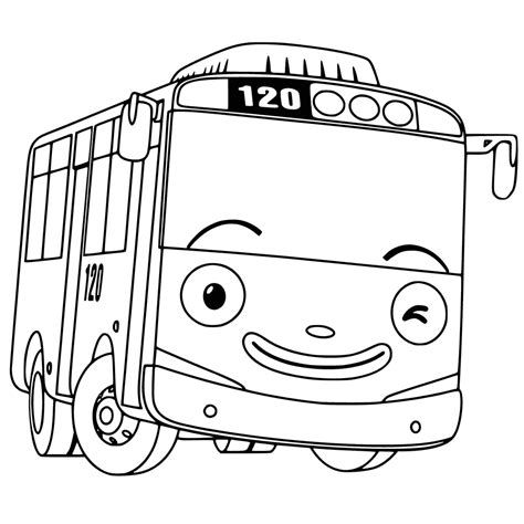 Tayo Coloring Pages - Best Coloring Pages For Kids | Tayo the little ...