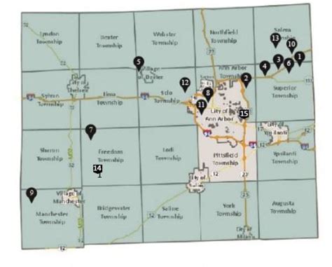 Ann Arbor School District Map - Maps For You