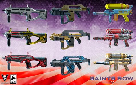 Saints Row - OUT NOW! on Twitter: "One Burst Rifle, 3 Weapon Costumes ...