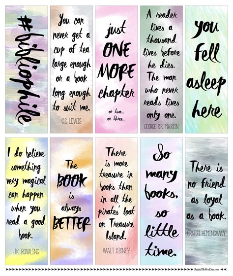 I just LOVE these watercolor bookmarks! So many options to inspire me ...