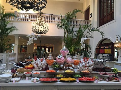 An impressive breakfast buffet at @theoysterbox hotel in Umhlanga South ...