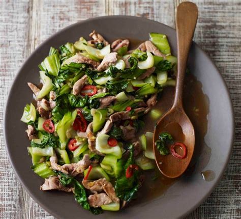 Quick Stir-Fry Duck Recipe with Greens | olivemagazine