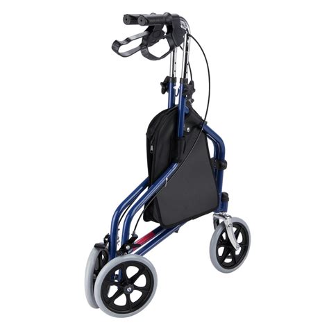 Premium Folding Senior Elderly Adult 3 Wheel Walker / Rollator– Zincera