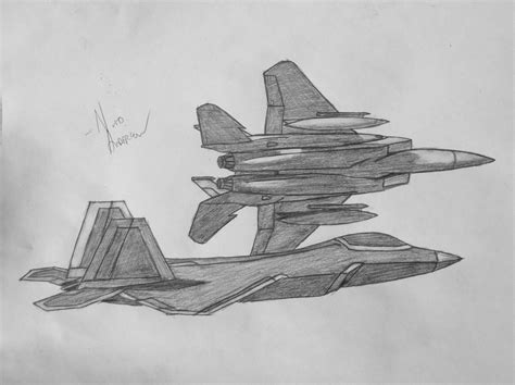 F 22 Raptor Drawing