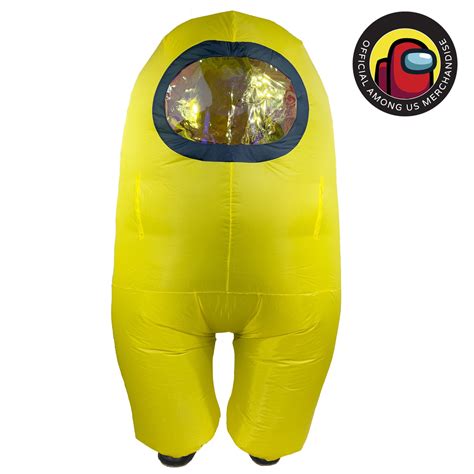 Among Us Inflatable Cosplay Costume, Adult Halloween, Yellow - Walmart.com