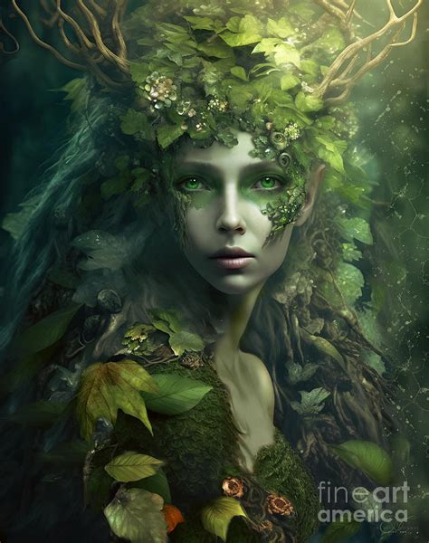 Dryad Forest Digital Art by Shanina Conway - Fine Art America