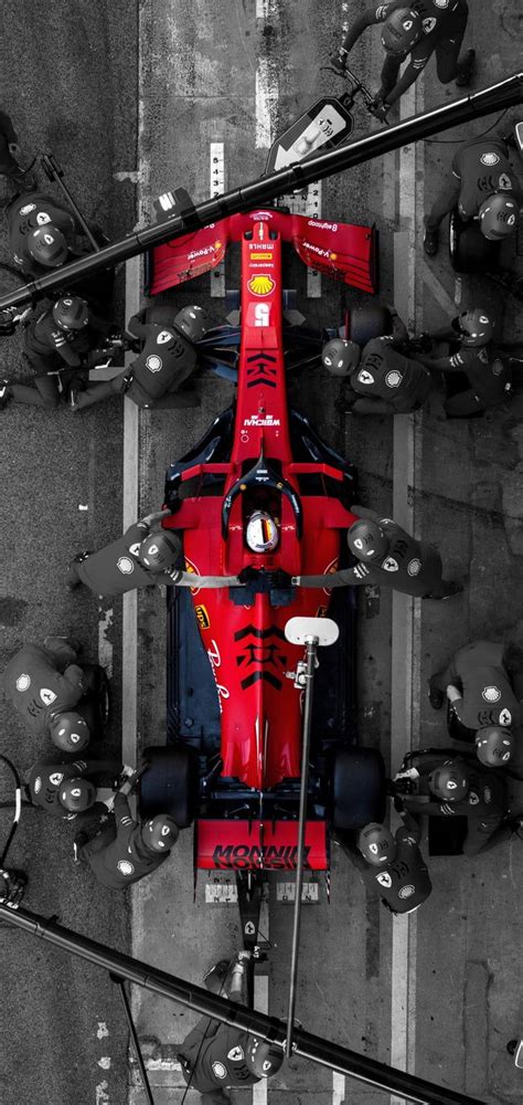 Pitstop - Formula 1 iPhone Wallpaper