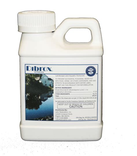 Dibrox Aquatic Diquat Herbicide Safe Pond Weed Killer | Lake Restoration