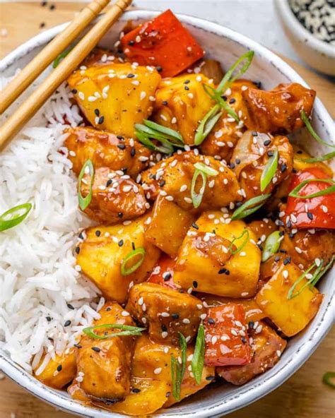 Easy Sweet and Sour Chicken Recipe | Healthy Fitness Meals