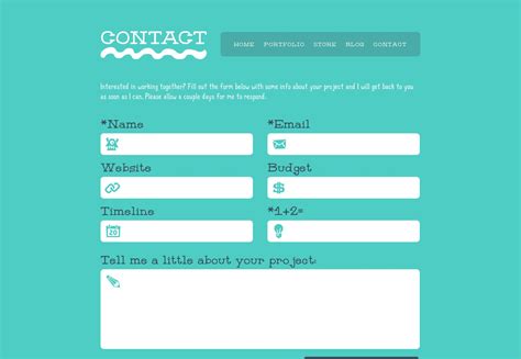 20 excellent contact pages | Web design, Webpage template, Form design