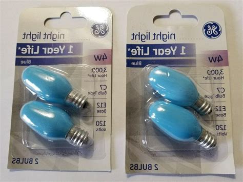 4w 4 watt Blue Night Light Bulb C7,