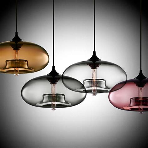 Contemporary Hanging 6 Color Glass Pendant Lights – Decoramo.co.uk