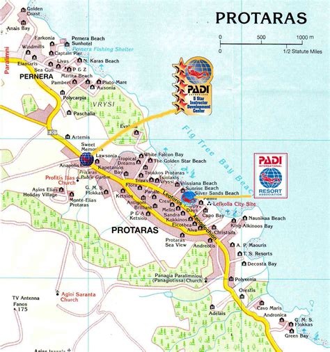 Protaras Map - Protaras Cyprus • mappery