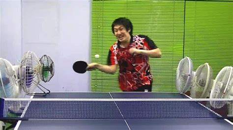 Japanese ping pong player's trick shots are delightfully entertaining ...