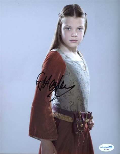 Georgie Henley Chronicles of Narnia Signed Autograph 8x10 Photo ACOA ...