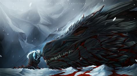 ArtStation - GoT_Dany and Drogon