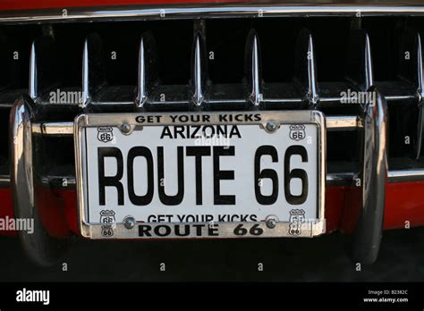 Route 66 Sign Arizona Desert USA Stock Photo - Alamy