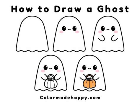 15 Ghost Drawing Ideas: How To Draw A Ghost