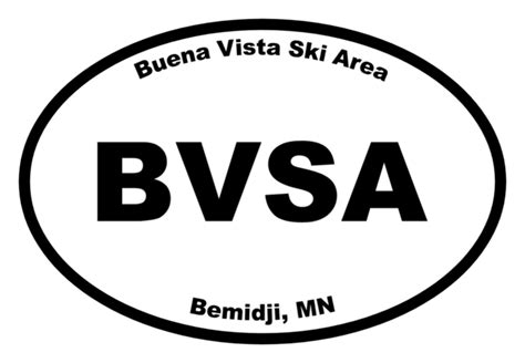 Buena Vista Ski Area Oval Sticker