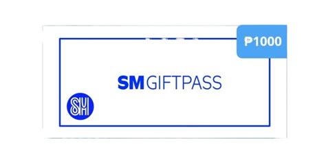 【COD4】 SM Gift Pass eGC PHP 1000 Voucher | Lazada PH