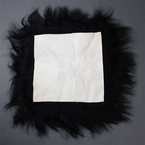 Icelandic Sheepskin Chair Pad Black - Hide Rugs