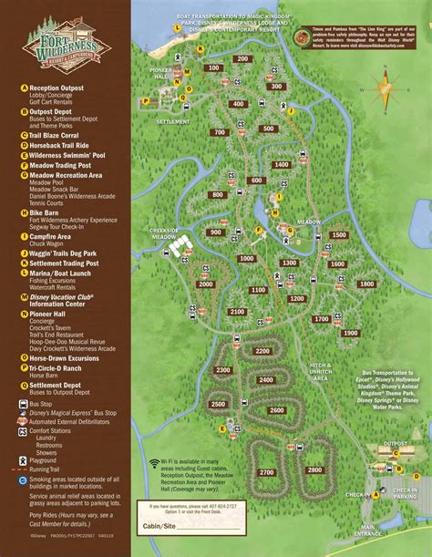 Disney's Fort Wilderness Campgrounds Map • WDW Vacation Tips