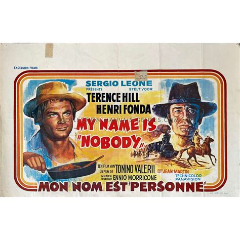 MY NAME IS NOBODY Belgian Movie Poster - 14x21 in. - 1973