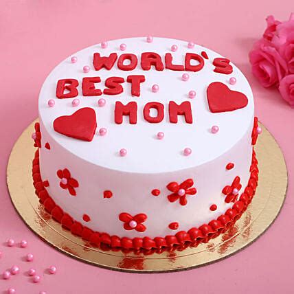 World Best Mom Birthday Cake - Wishingcart.in