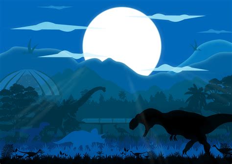 Jurassic World @ Night | Behance