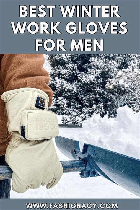 Best Winter Work Gloves For Men | Heated work gloves, Work gloves ...