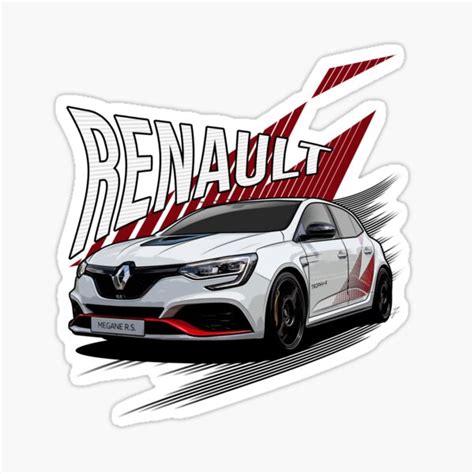 "Renault Megane MK4 RS Trophy R" Sticker for Sale by JI-AutoDesign ...