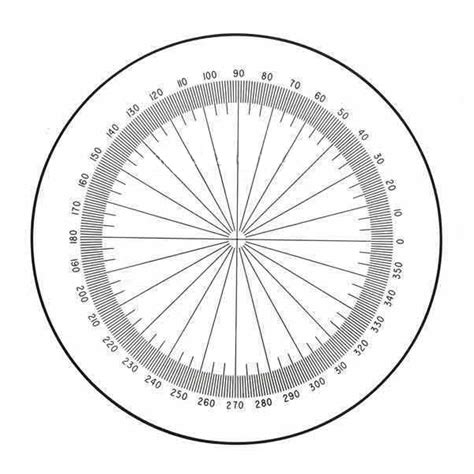 Free Printable Protractor 360, Download Free Printable Protractor 360 ...